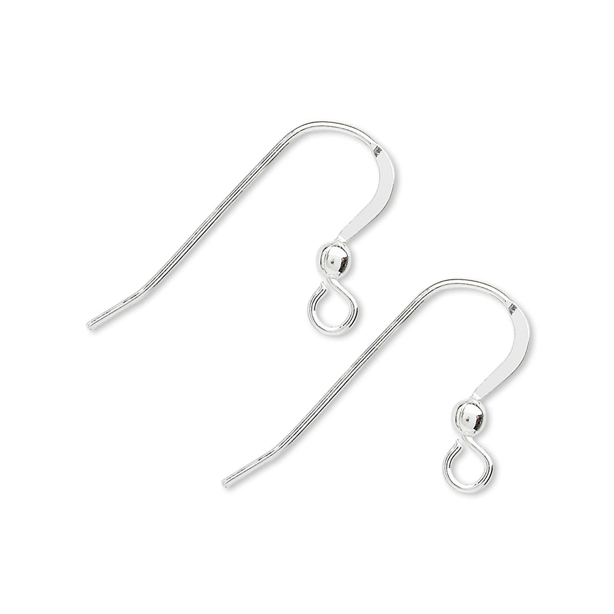 10 Sterling Silver Fish Hook Earrings Wire Wrapping 22 Gauge