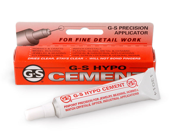 Gs Hypo Bead Tip Cement - 0.33 FL OZ Tube - Adhesives - Beads & Beading  Supplies - Notions