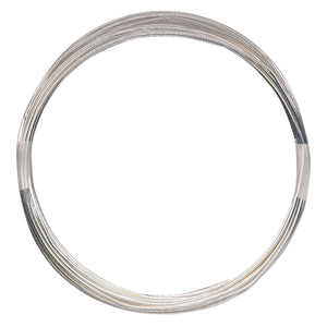 Soft Flex Craft Wire, 22 Gauge (.65 mm), Silver Plated, Non-tarnish Silver,  10 yd (9.14 m), 1 spool